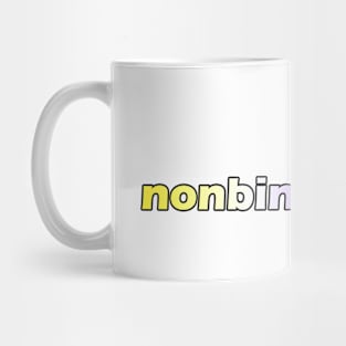 Nonbinary Mom - Enby Heart Mug